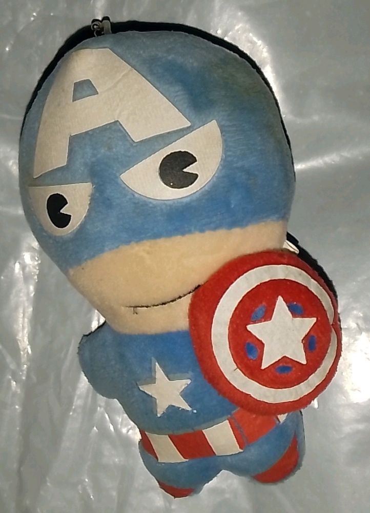 Captain America Plushie Keychain Marvel SoftToy DC
