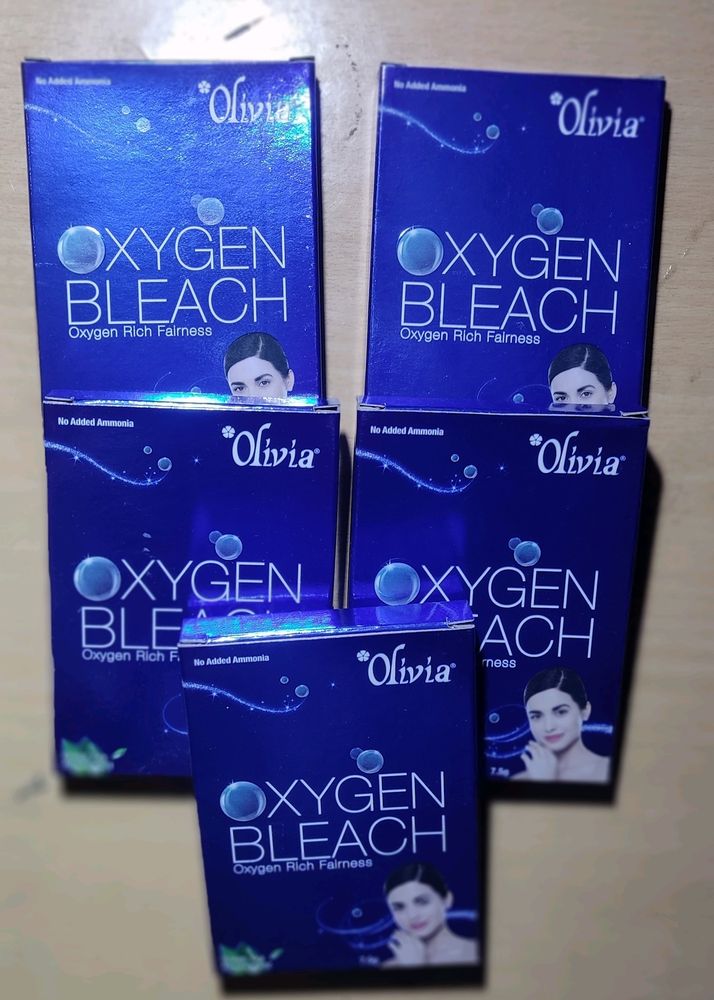Olivia Oxygen Bleach Rich Fairness 7.5gm Pack Of 5