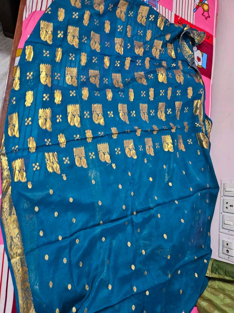 Blue Saree