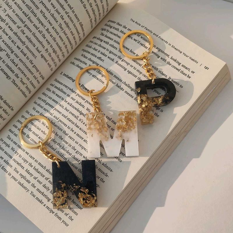 Alphabet Letter Keychain ✨