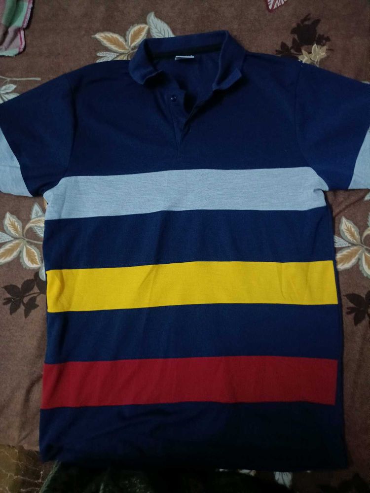 Striped Polo Shirt - Classic Style