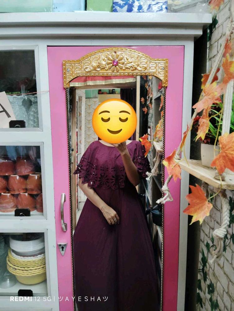Elegant Maroon Dress