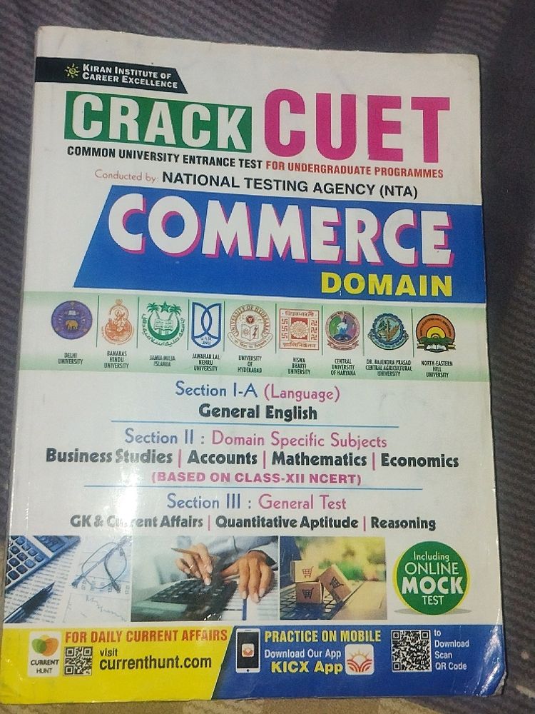 Commerce Domain For NTA CUET Book