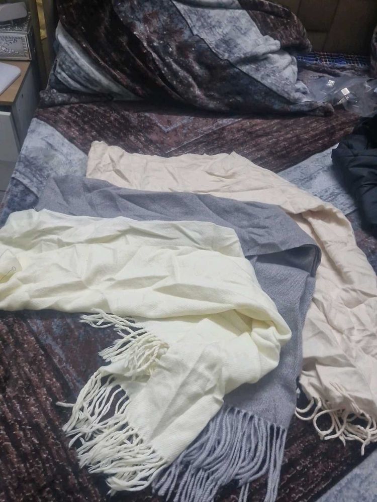 Elegant Scarves 3 pcs lot Bundle