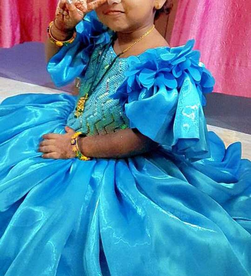 Beautiful Birthday Ya Party Wear Frok For Girls