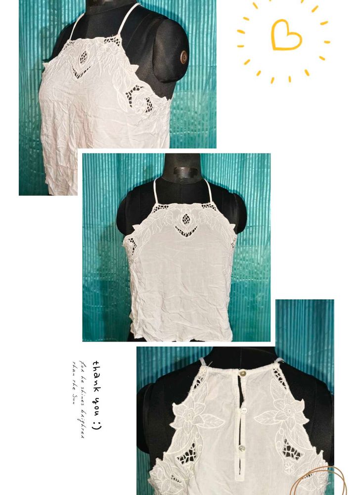 🎁Buy 2 Get 1 Free🎁Size S/M White Tank Top