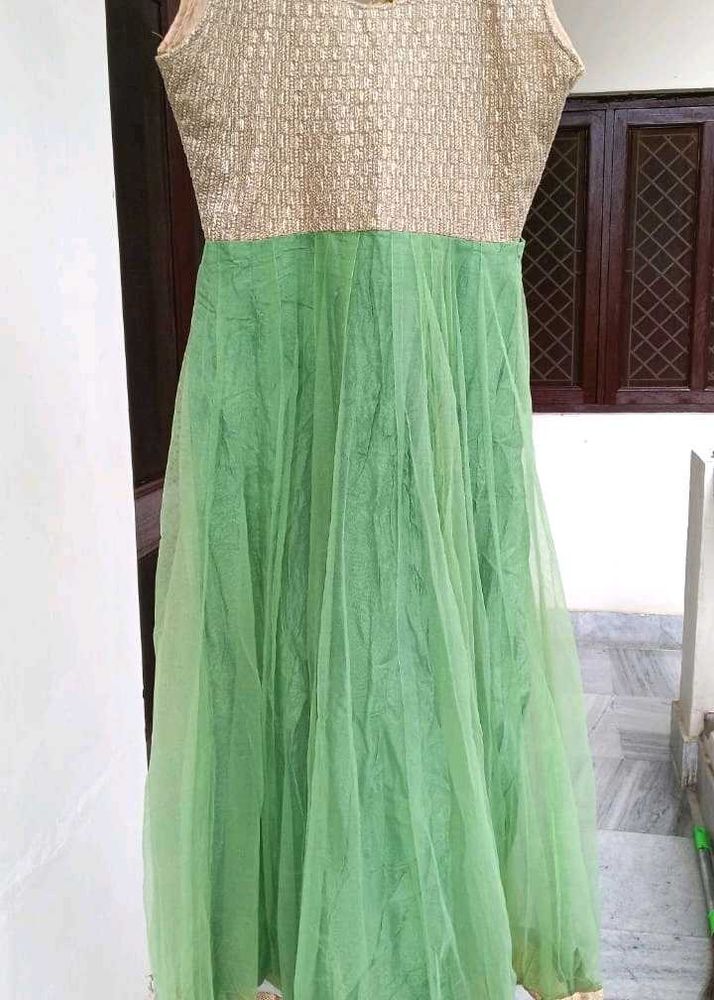Elegant Green Ethnic Gown