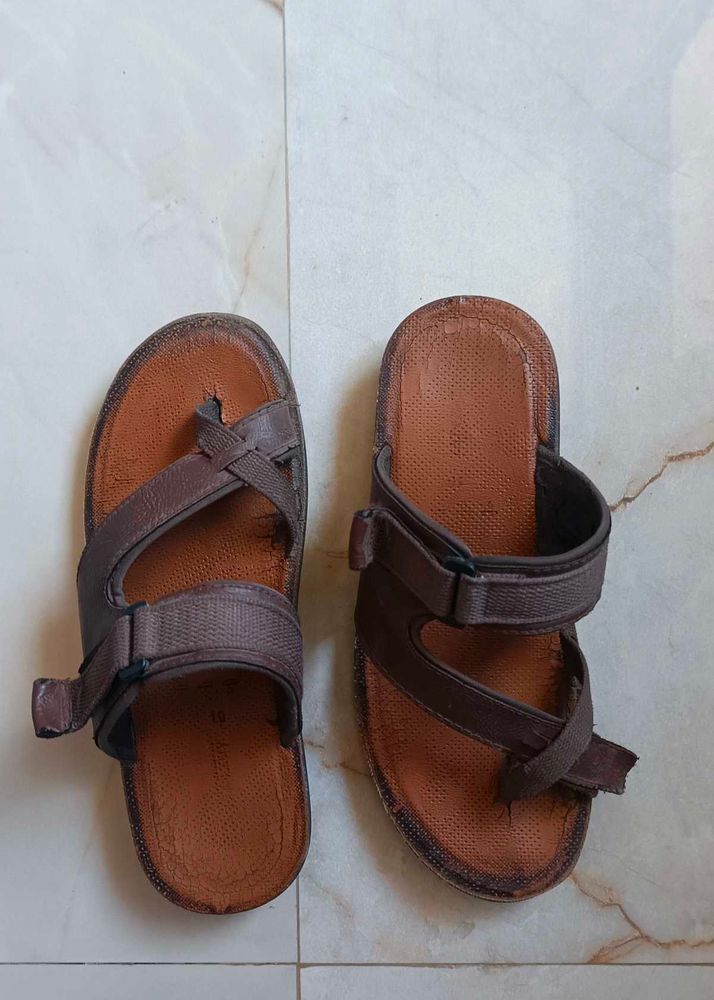Brown Leather Sandals