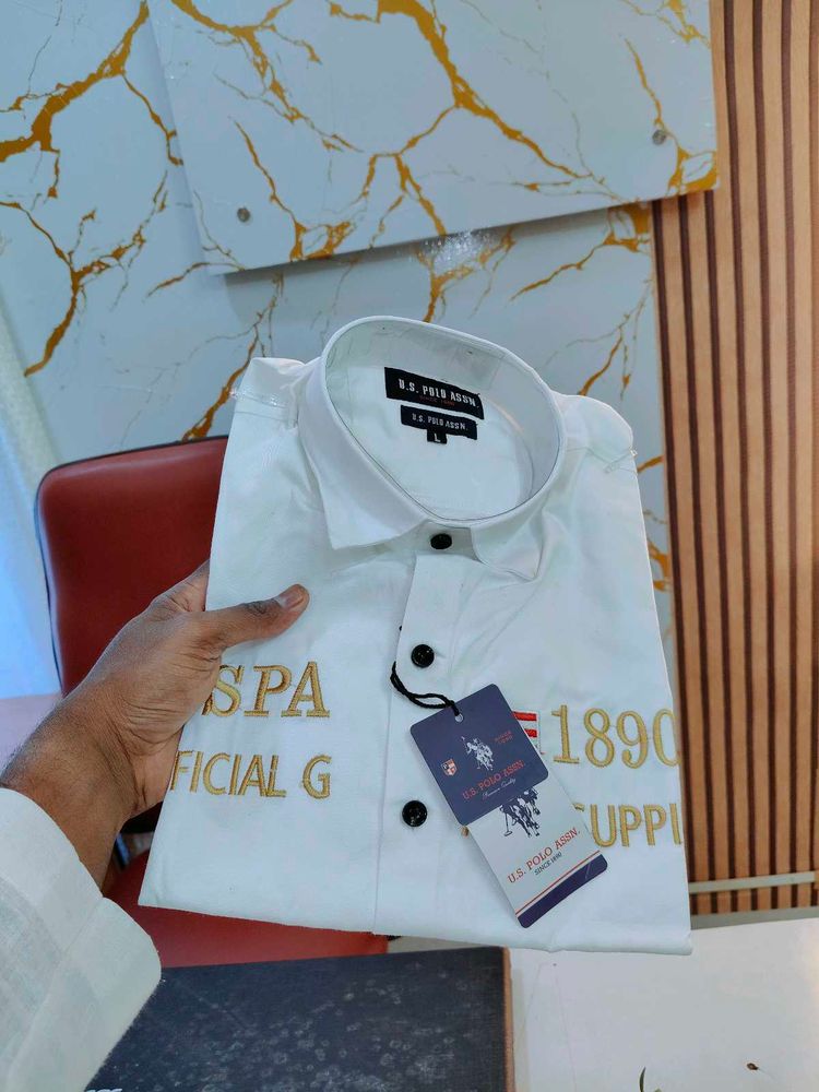 U.S. Polo Assn. White Shirt for men's