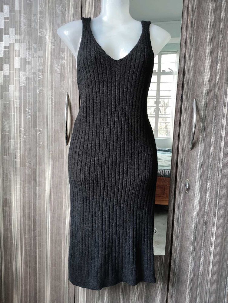 Ribbed Knit Bodycon Dress
