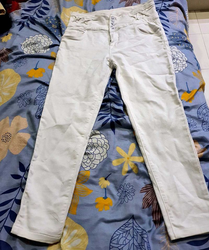 Women White Jeans