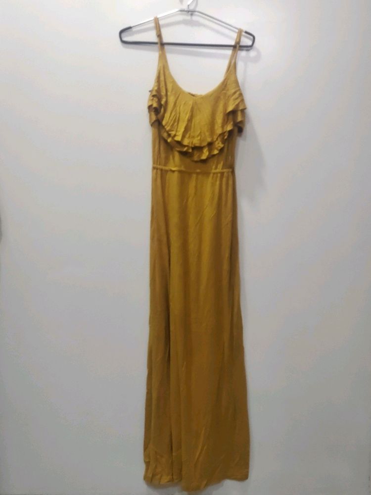 mustard gown