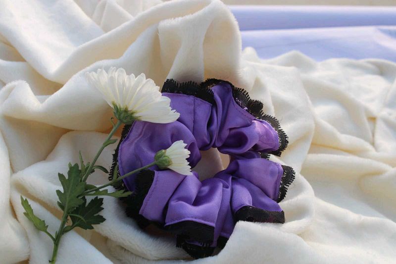 Premium Satin Scrunchie Pack Of 2