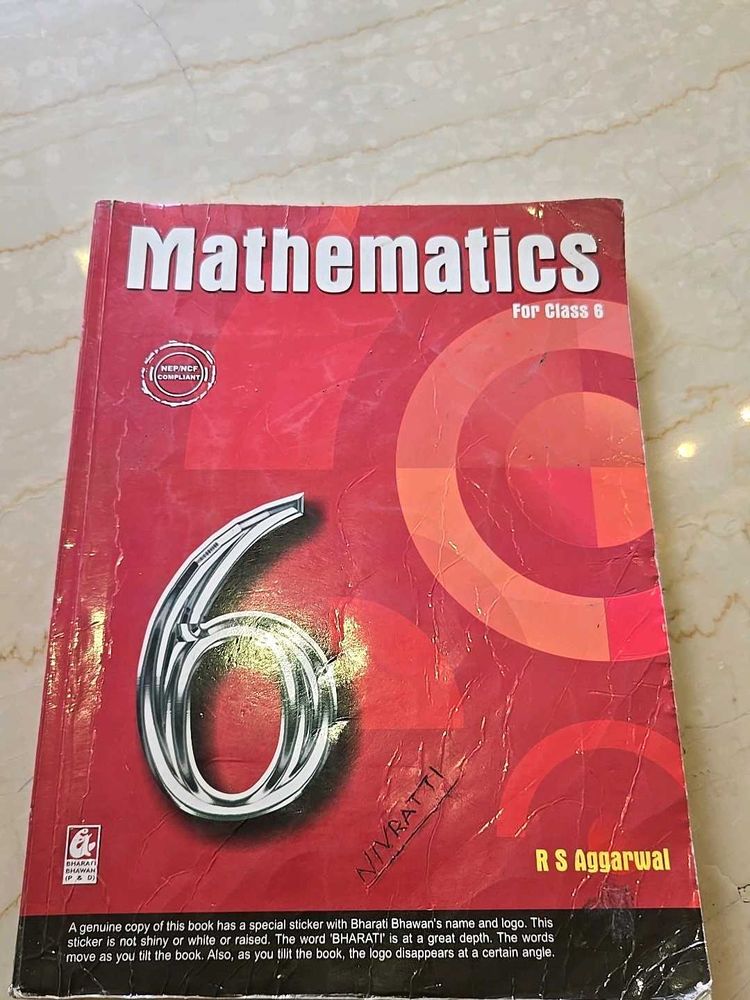Class 6 Mathematics R S Aggarwal