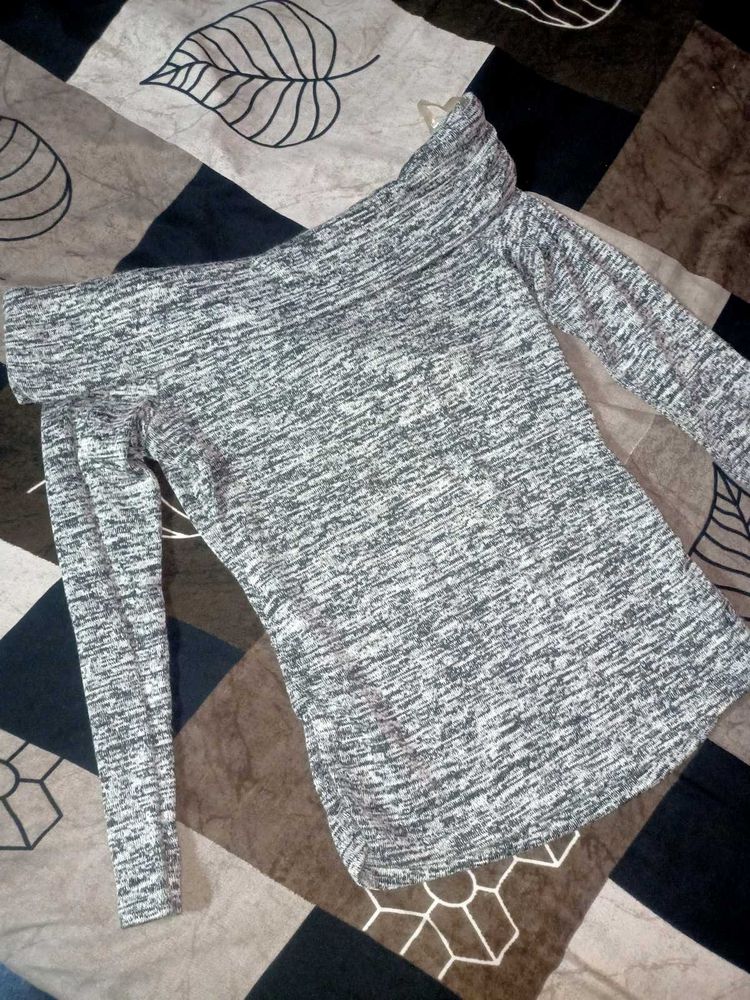 Off Shoulder Sweater
