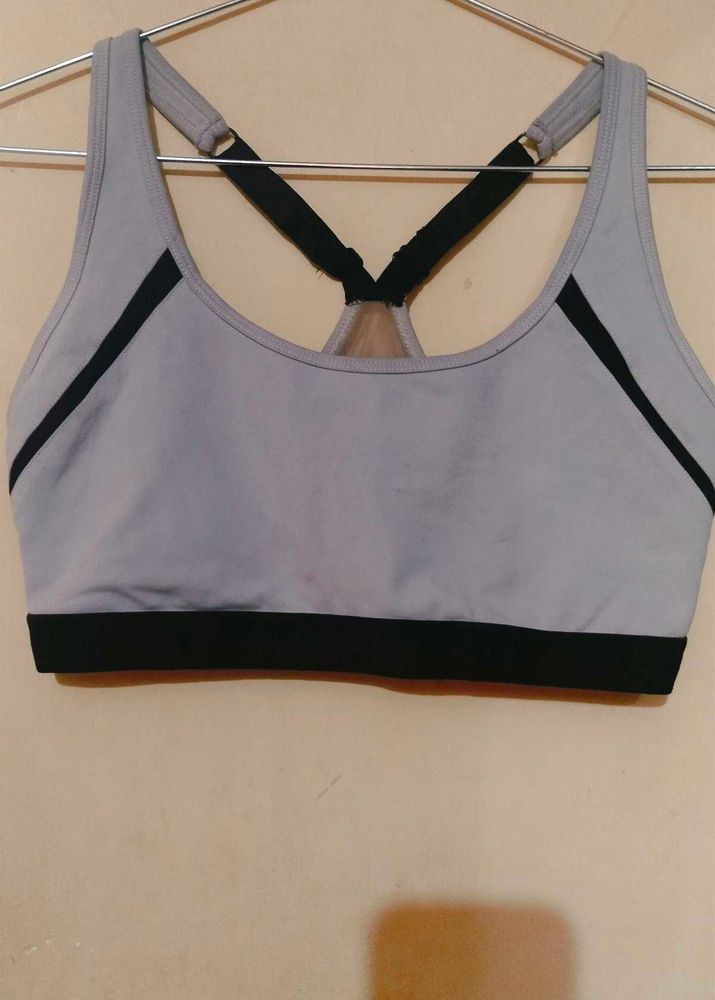 Black &amp;Gray Sports Bra