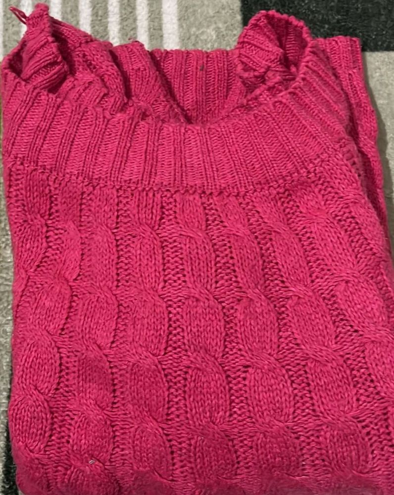 Pink Knit Sweater
