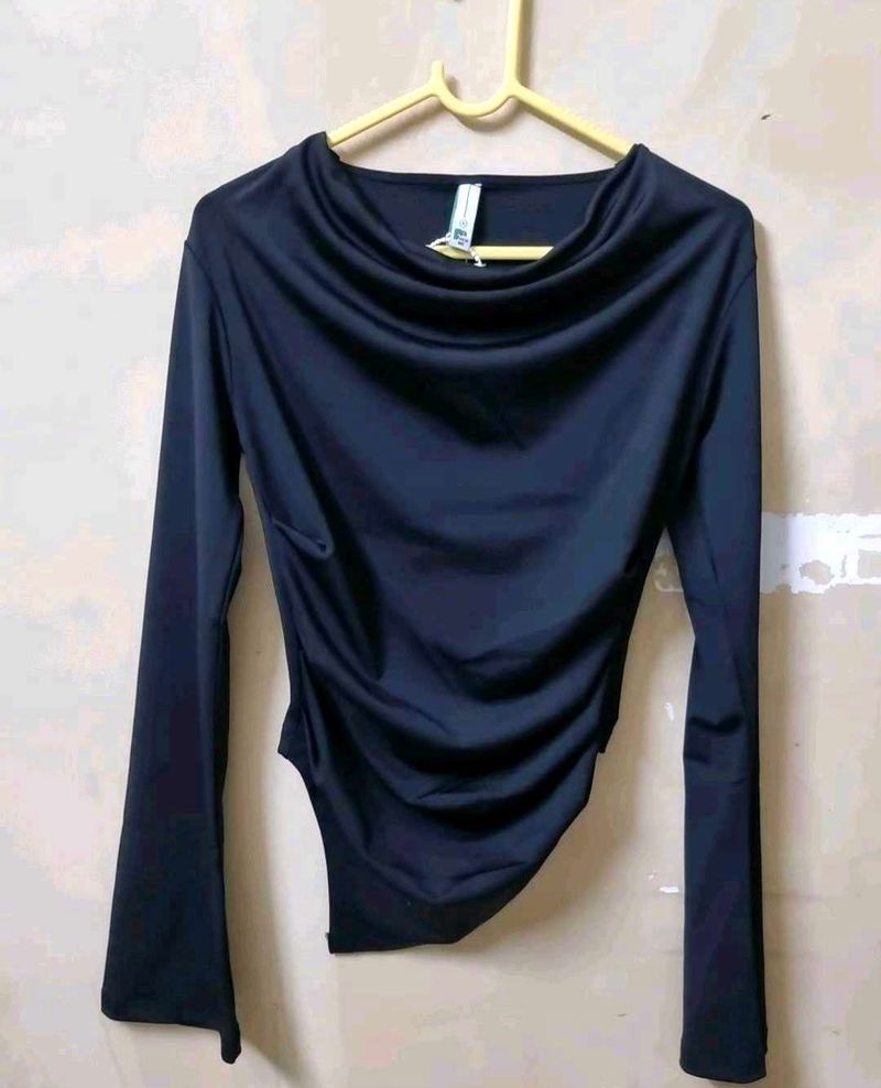 Asymmetrical Draped Top