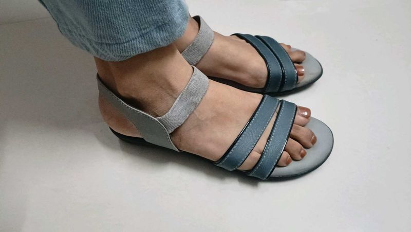 Stylish Blue Casual Sandals