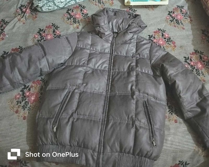 Crop Grey Jacket
