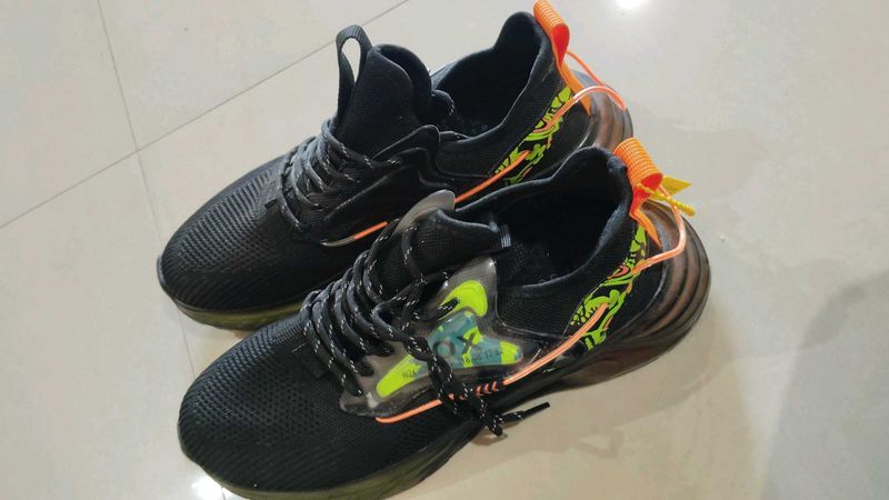 Stylish Black Sneakers