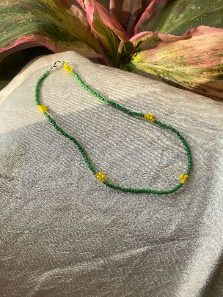 Green Small Beautiful Mala