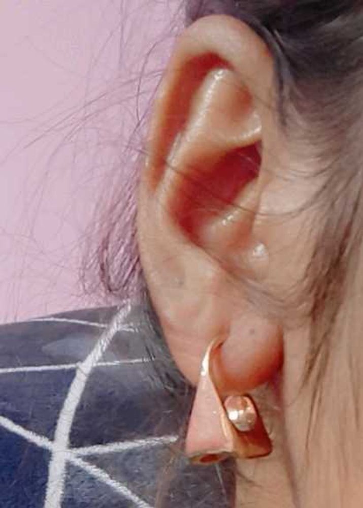 Geometric Gold Tone Earrings