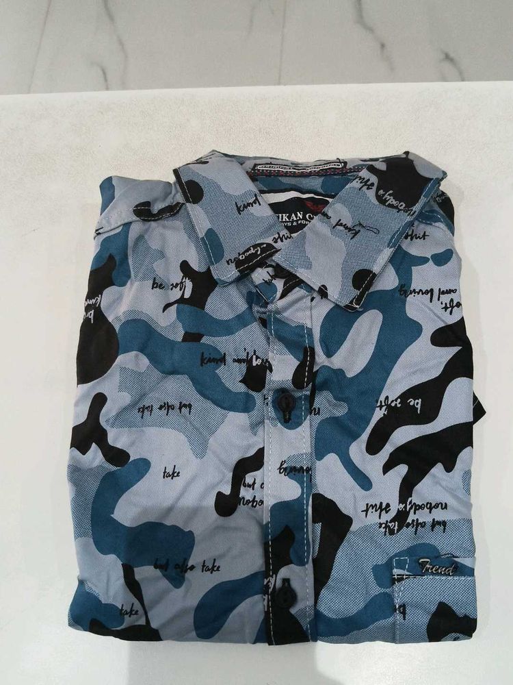 Cool Camo Print Shirt
