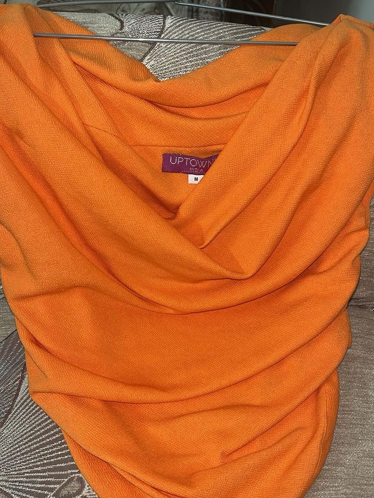 Orange Uptown Top
