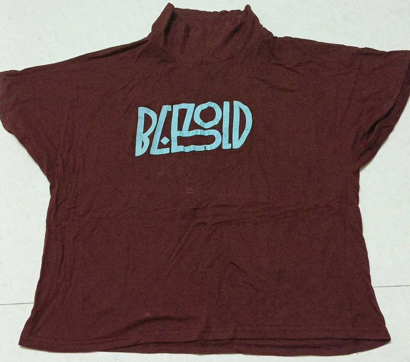 Burgundy Graphic Tee