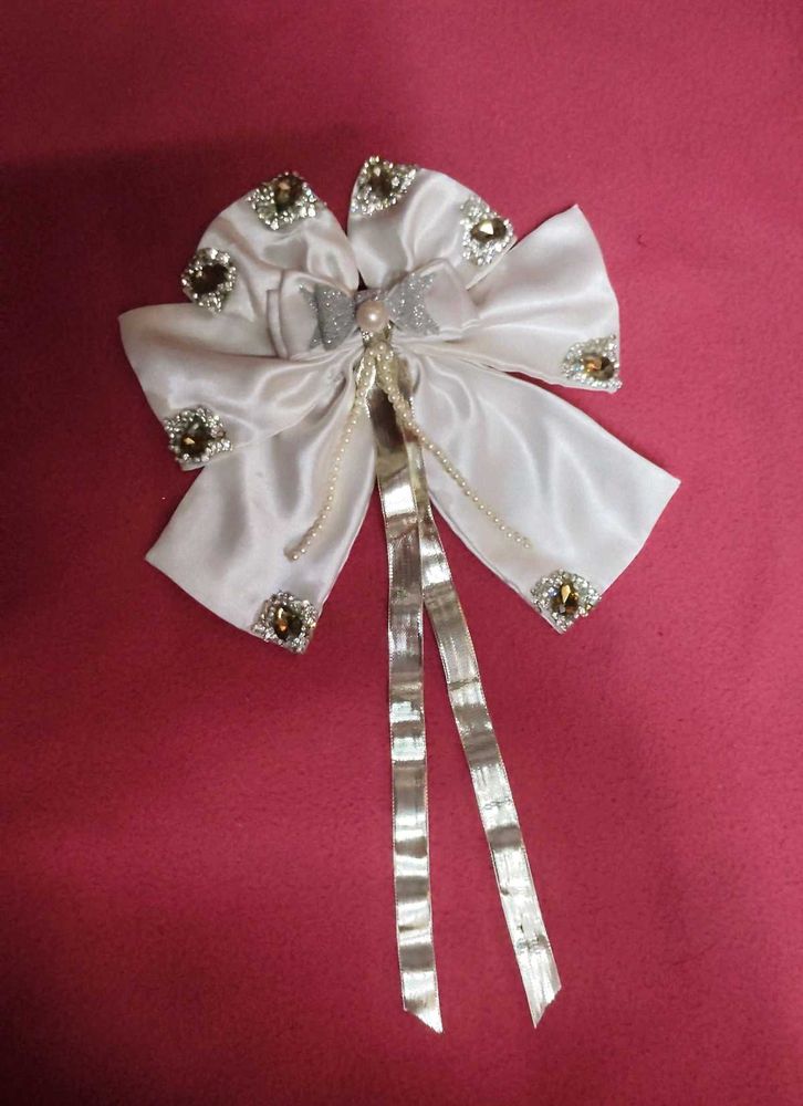 Korean Crystal bow Hair Clip