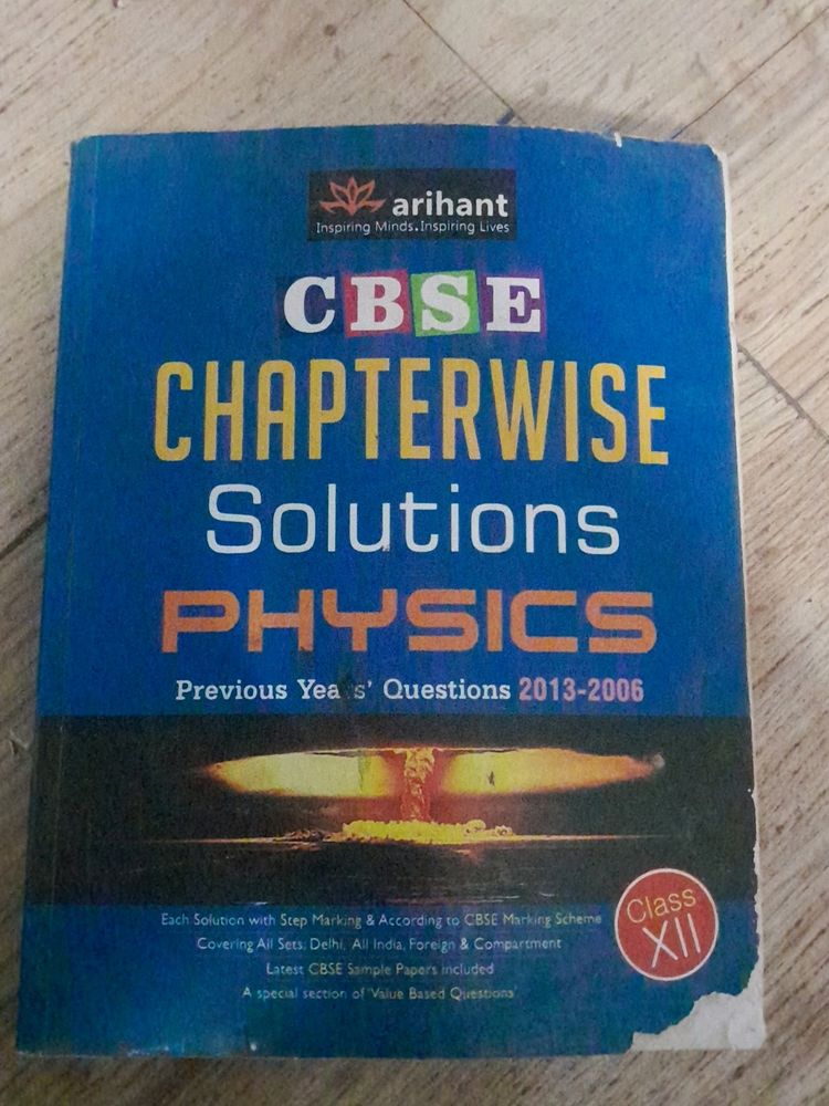 Arihant CBSE Physics 12th Chapter Wise Solutions