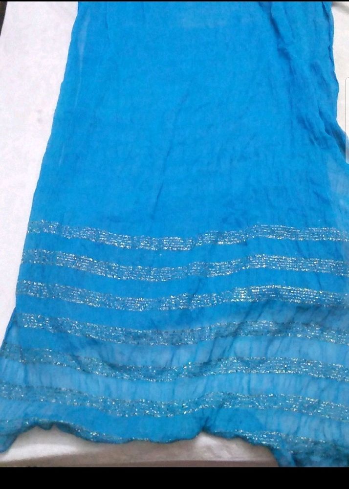 Gold Bordered Duppata For Donation