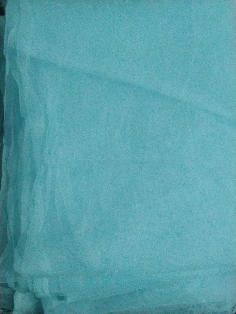 8 metar net fabric light blue colour
