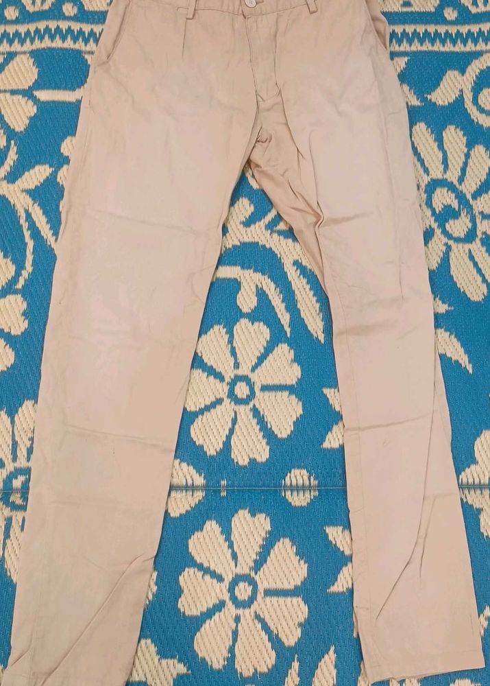 Casual Beige Pants