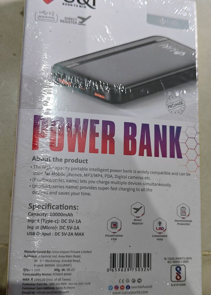 10000mAh Power Bank