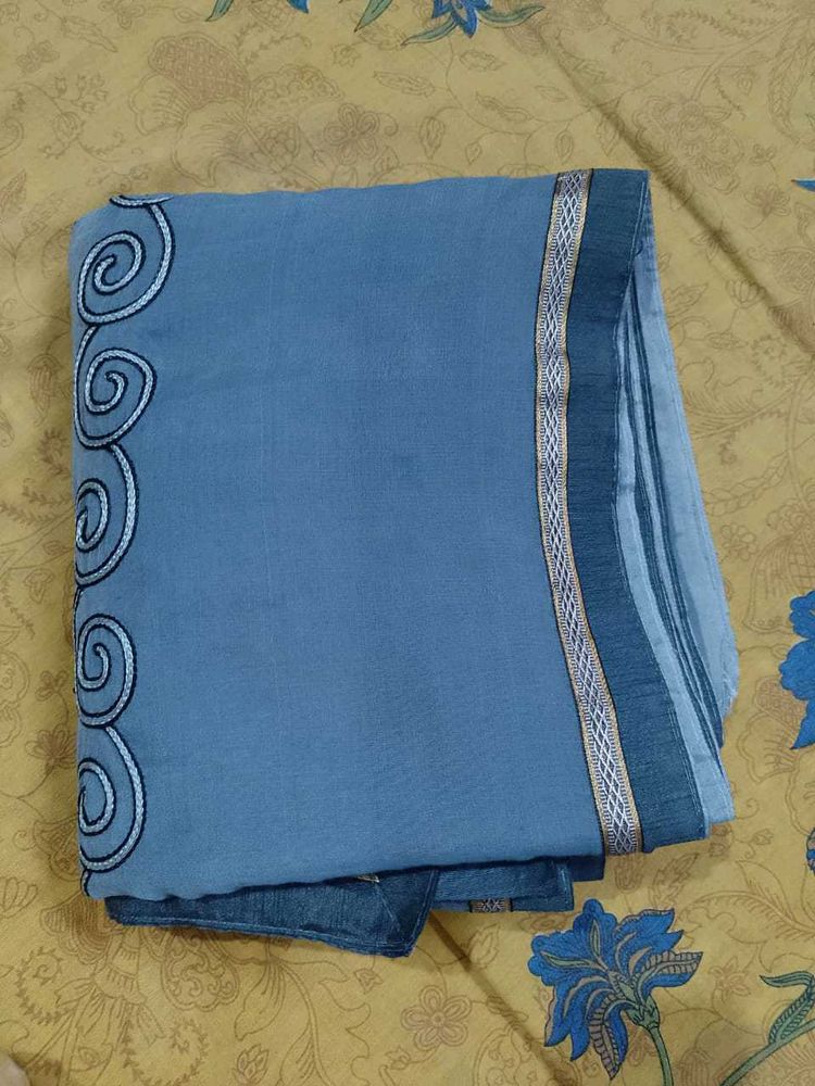 Grey Saree