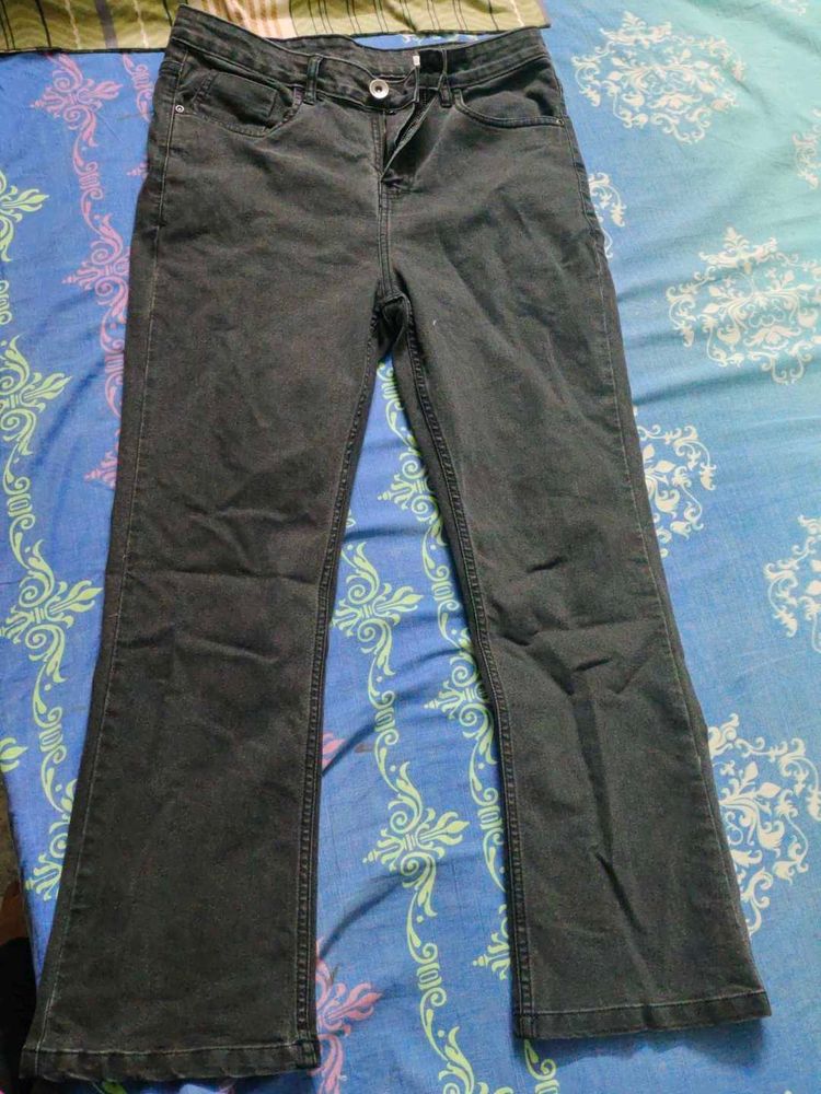 Grey Bootcut Jeans