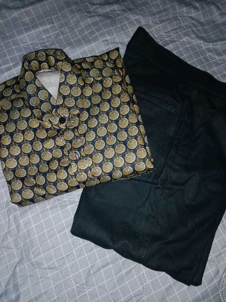 Patterned formal dress