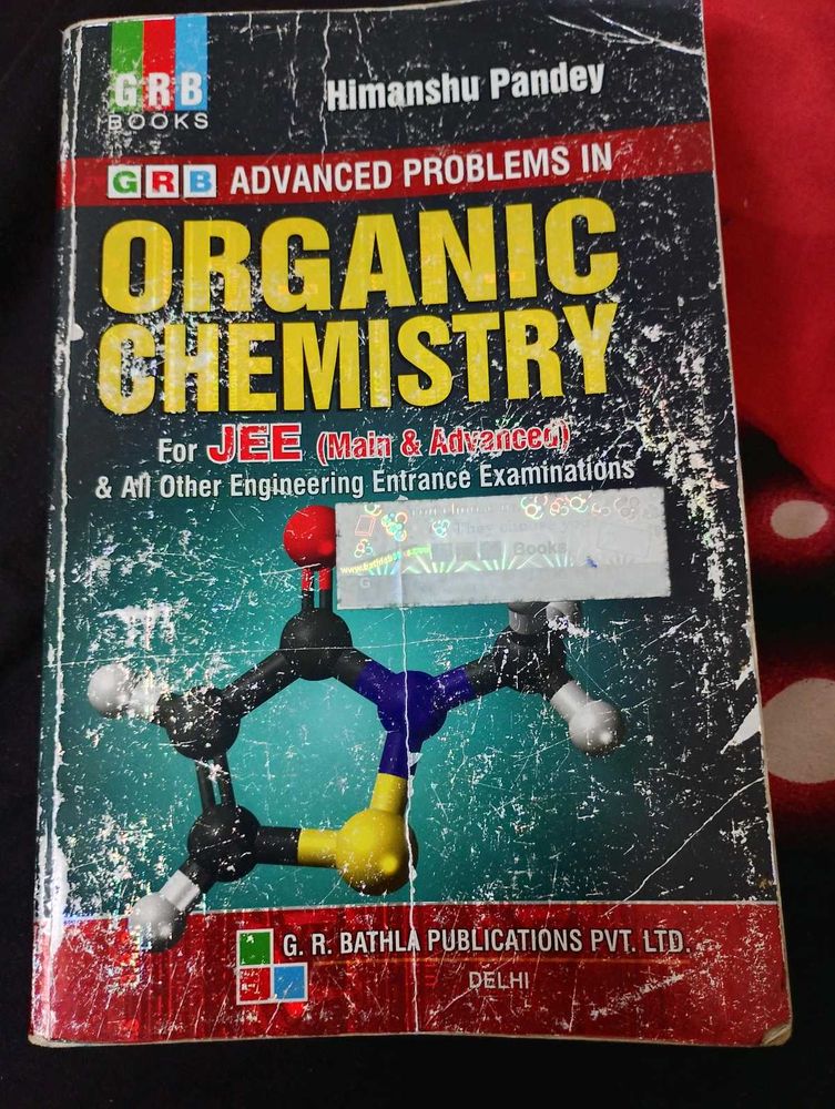 Organic Chemistry JEE Book