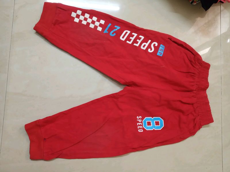Red Joggers For Kids