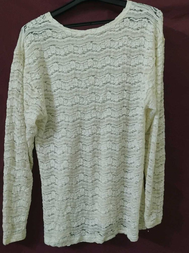 Vintage Lace Long Sleeve Top