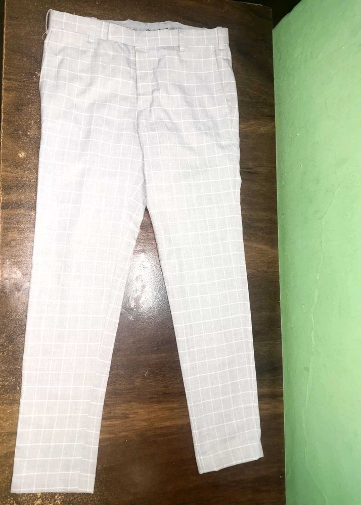 Checked Dress Pants