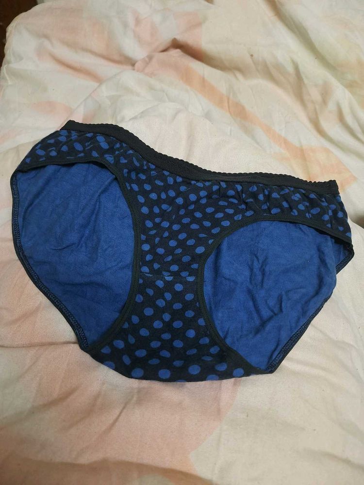 Blue Polka Dot Panties