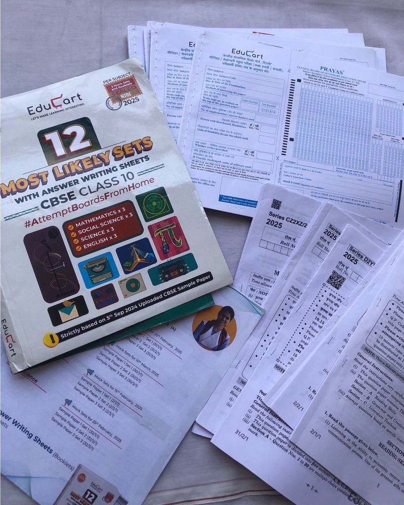 EDUCART BOOK SAMPLE PAPER BY NEXT TOPPERS FOR 10