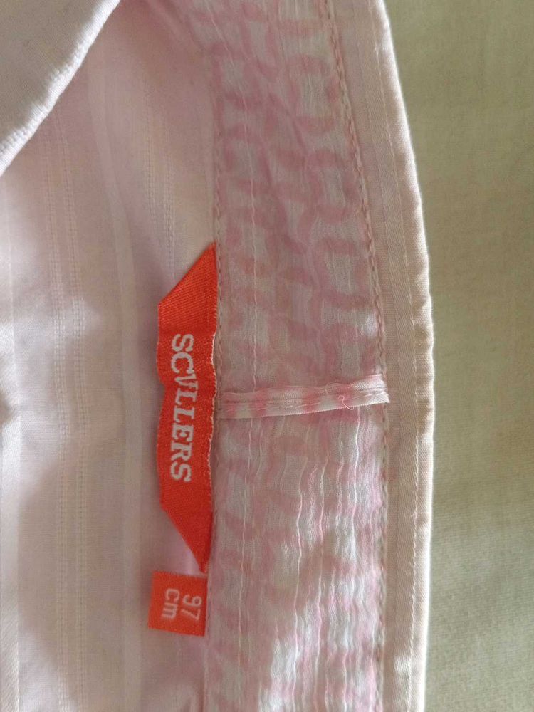 Scullers Pink Striped Shirt