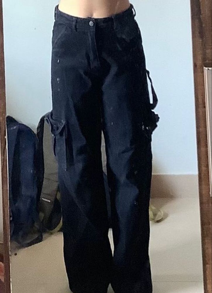 Black Cargo Pants