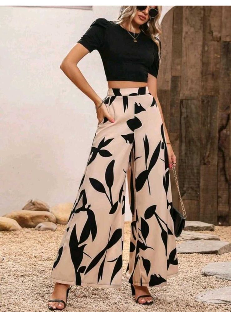 Floral Print Two-Piece Set