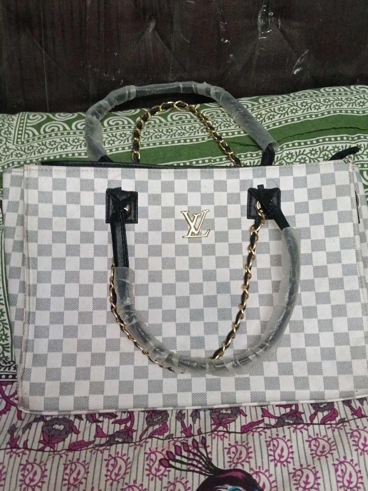Checkered Handbag