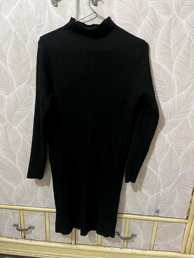 Black Knit Dress